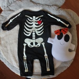 Old Navy 3-6 Month Halloween Skeleton One Piece